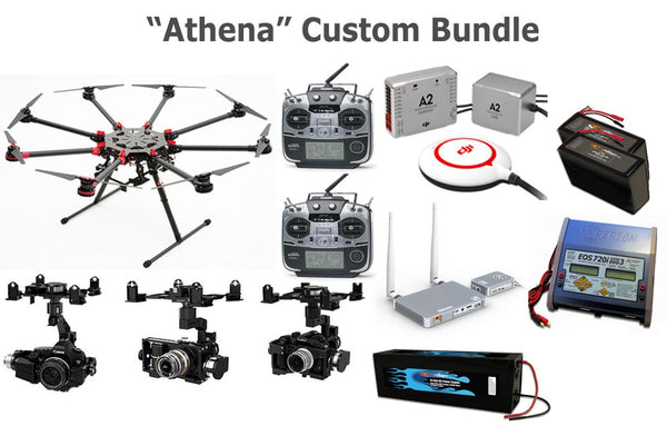 "Athena" Ready-to-Fly DJI S1000+ System with Lightbridge HD Video