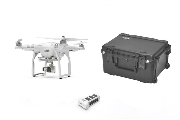 Phantom 3 Advanced + Extra Battery + Hard Case Bundle