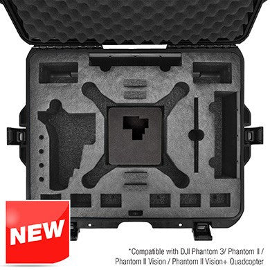 Plasticase Nanuk Case for DJI Phantom 3 - Black