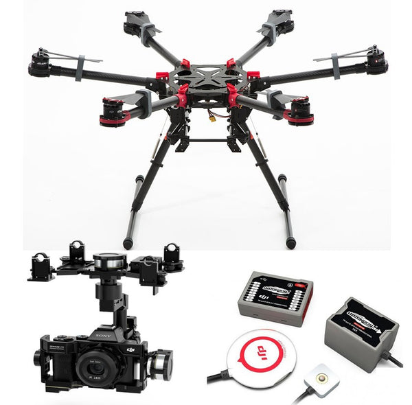 Spreading Wings S900 with Zenmuse Z15 A7 Gimbal and WooKong-M